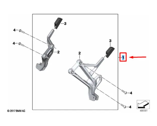 Conjunto Suporte Mala Vário BMW Motorrad F750 GS/ F800 GS/ F900 GS N1