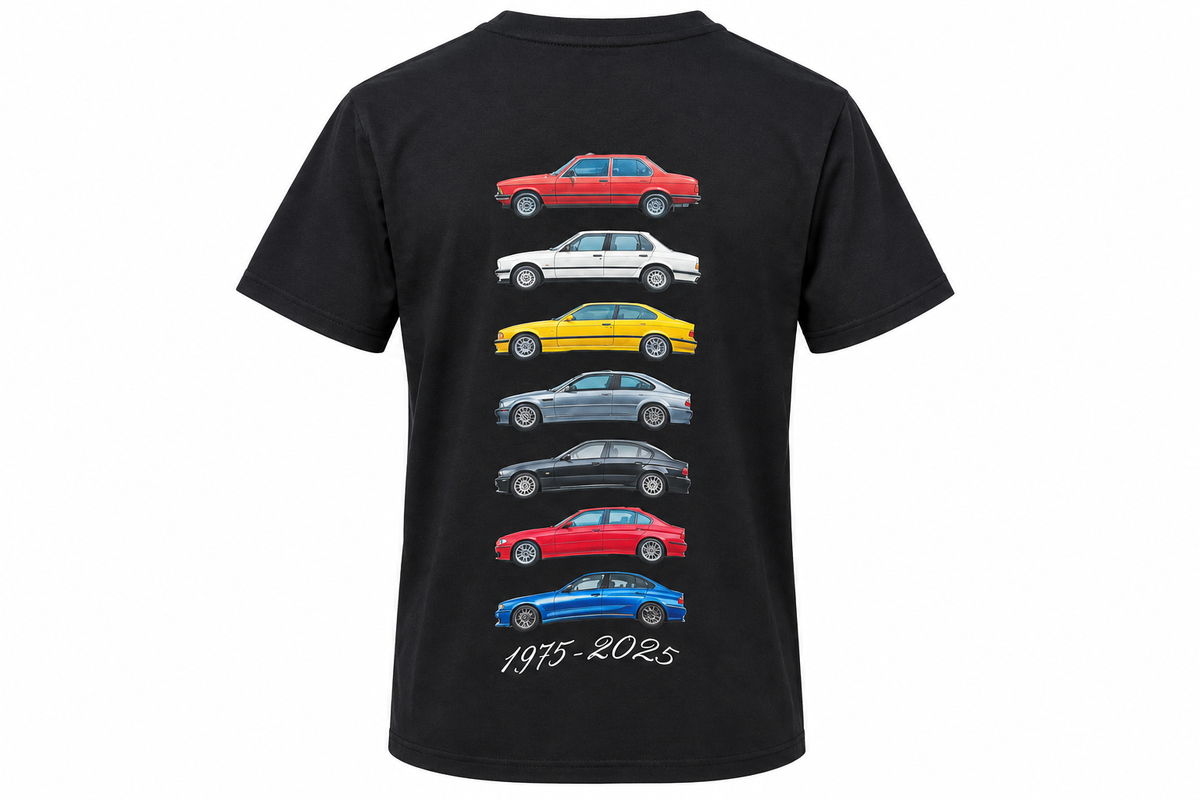 Camiseta BMW 50Y Unissex