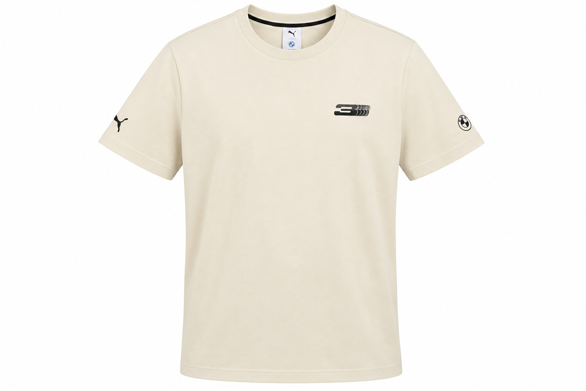 Camiseta BMW 50Y Unissex Bege — BMW