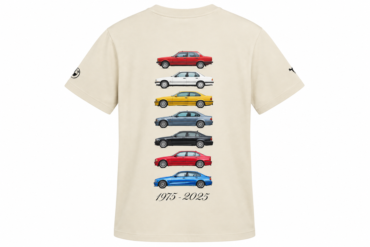 Camiseta BMW 50Y Unissex Bege — BMW - vista 2