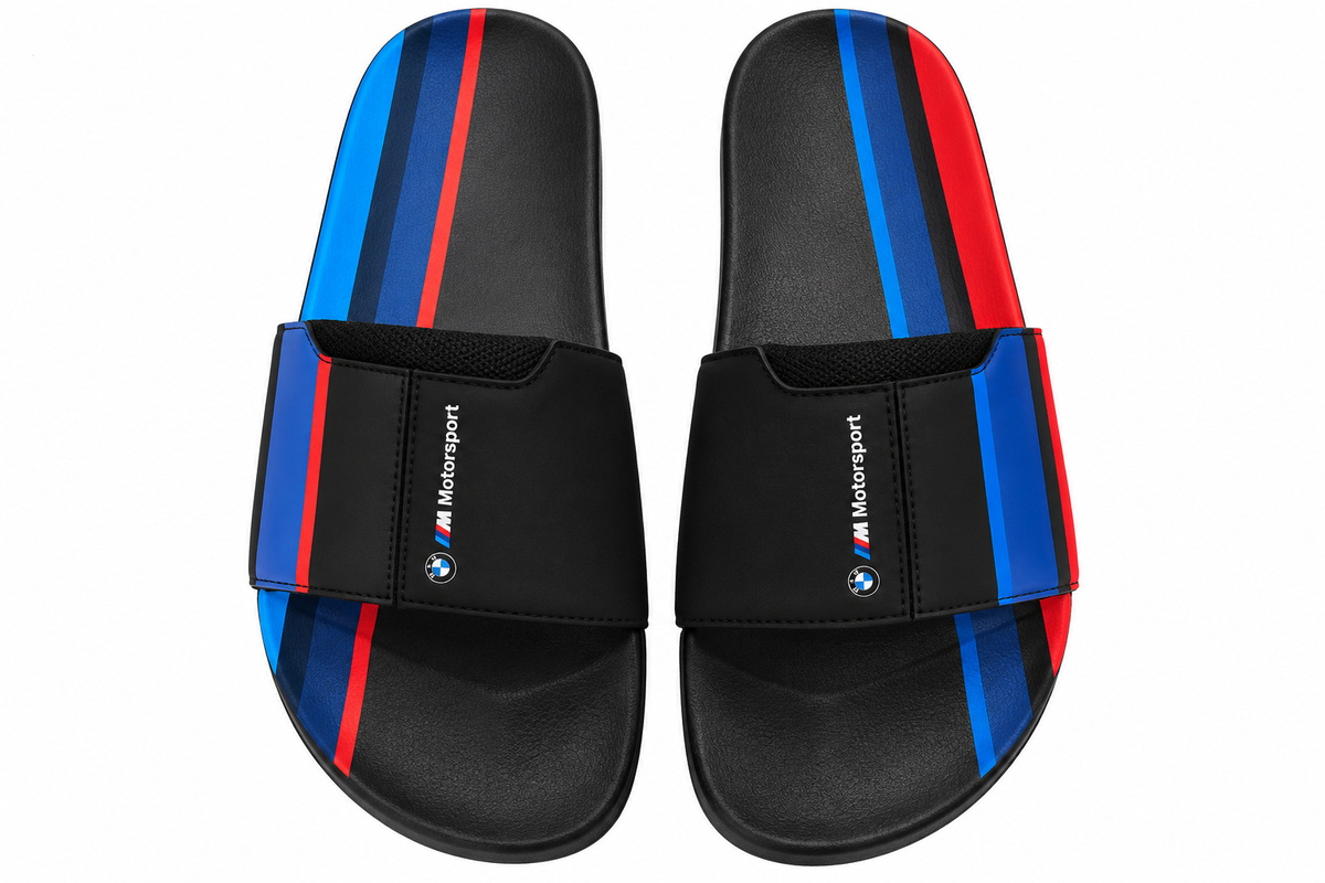 Chinelo BMW Motorsport MMS Leadcat 2.0 Preto Tamanho 39
