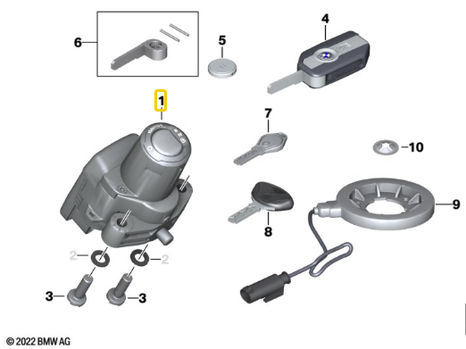 Unidade De Comando Keyless Ride R 1200GS/ F 900 GS/ S 1000 R N1