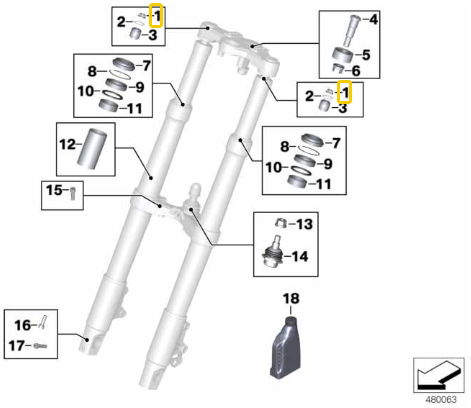 Porca Sextavada Com Flange M10X1,25 R 1200 GS/ R 1150 R/ R 900 RT