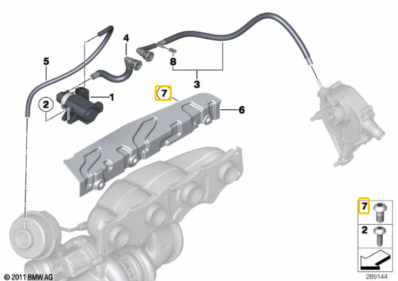 Parafuso Cabeça Oval M8X16 F 700 GS/ F 650 GS/ F 800 R N7