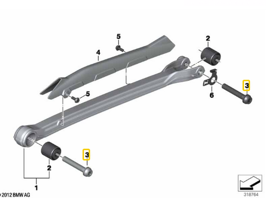 Parafuso Cabeça Cilíndrica M10X60 R 1300 GS/ R 1200 GS/ F 800 S