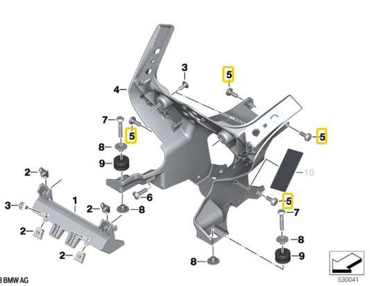 Parafuso Int Torx M6X16 S 1000 RR