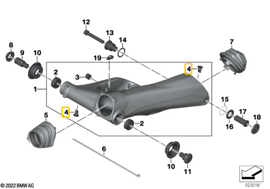Dreno De Borracha R 1300 GS/ R 1200 RS/ R NINE T