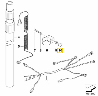 Capa Proteção Da Porca R 1300 GS/ R 1200 R/ F 650 F N10