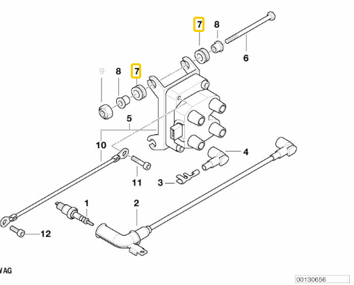 Casquilho Em Borracha B