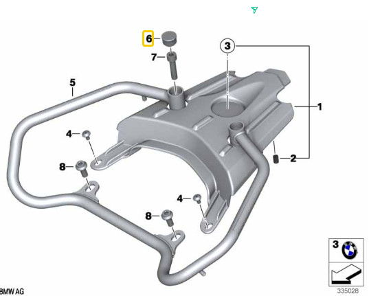 Bujão B F 700 GS/ F 650 GS/ F 800 GS N6