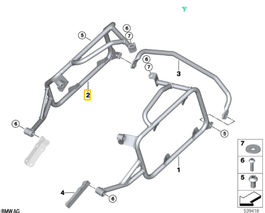 Suporte De Mala Direita