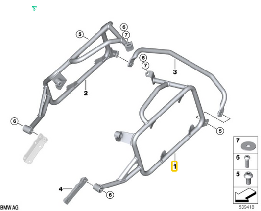 Suporte De Mala Esquerda