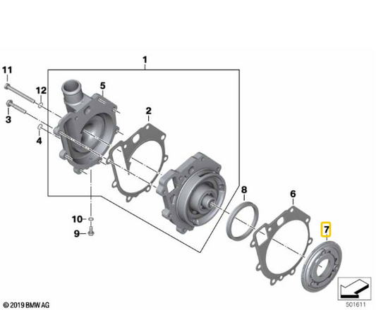 Arruela Centrífuga Da Bomba F 750 GS/ F 850 GS/ F 900 R N7