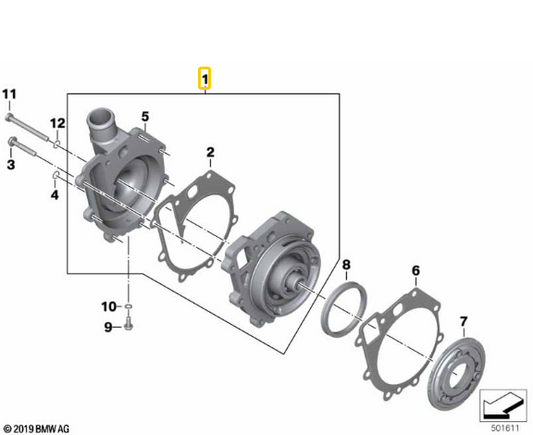 Bomba Agente Frigorífico F 750 GS/ F 850 GS/ F 900 R N1