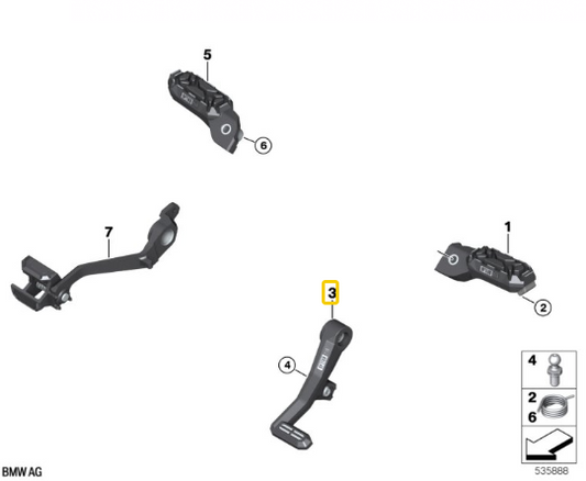 Seletor De Pedal R 1300 GS