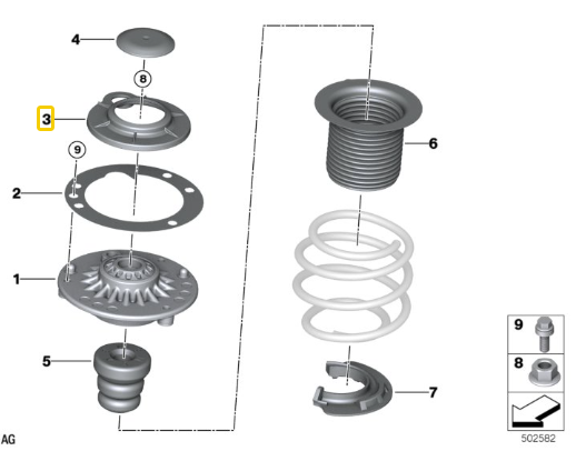 Anel De Proteção MINI F56/ MINI F66/ MINI CABRIO N3
