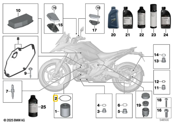 Anel O-ring BMW R 1300 N2