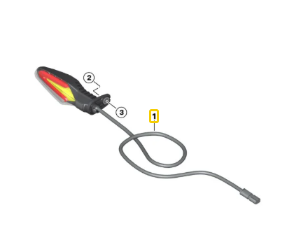 Indicador Mudança de Direção Multifunção S1000 R/ F850 GS/ F900 GS N1