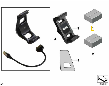Kit Click & Drive BMW X1/ X3/ X4/ X5/ X6 N1