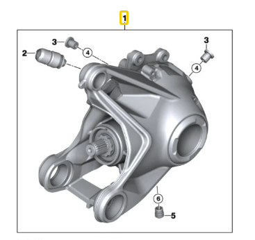 Engrenagem Cônica Preta BMW Motorrad R1300 GS N1