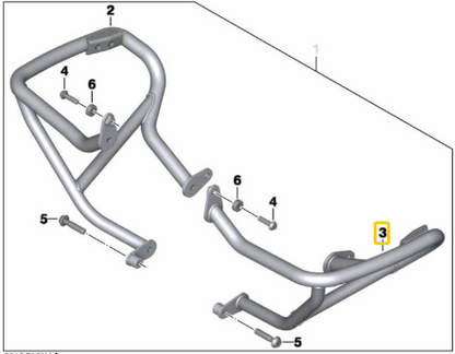 Aro De Proteção Do Motor BMW Motorrad R 1200 / R 1250