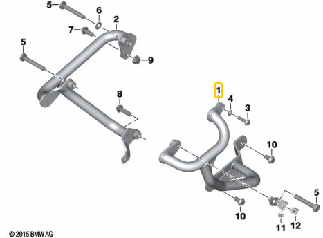 Aro De Proteção Do Motor MOTORRAD S1000 XR N1