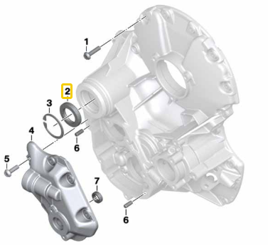 Anel De Vedação Do Eixo B MOTORRAD R 1200 GS N2