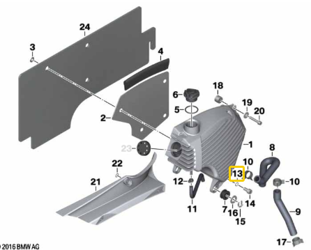 Anel De Vedação MOTORRAD G650 GS/ G450 X N13