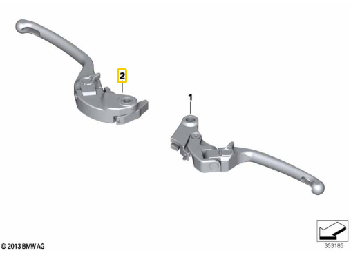 Alavanca Acionamento MOTORRAD S1000 RR N2