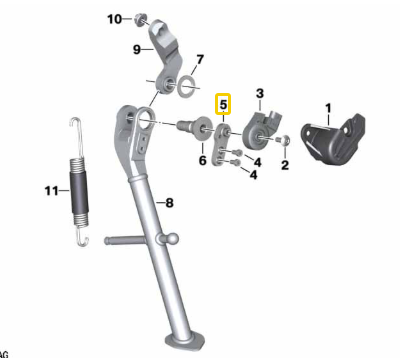 Adaptador Forjado Para Sensor K02 MOTORRAD G310 GS N5