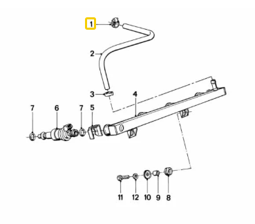 Abraçadeira Para Tubo MOTORRAD R850 GS/ R1150 GS/ K1100 RS N1