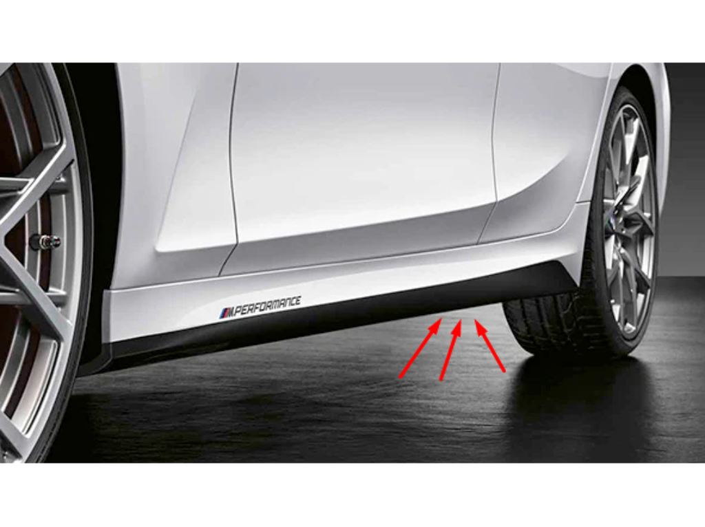Película Para Soleira De Porta Frozen Black M Performance — BMW - vista 2