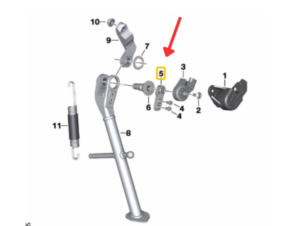Adaptador Forjado Para Sensor K02 MOTORRAD G310 GS N5 46539457241 — BMW Motorrad