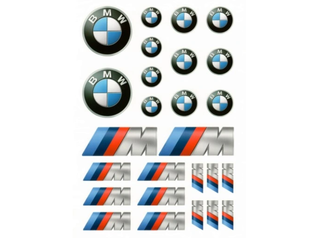 Conjunto de Adesivos BMW — BMW