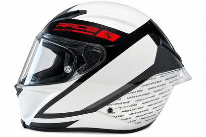 Capacete BMW Motorrad M Pro Race White Curbs