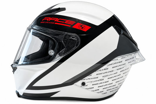 Capacete BMW Motorrad M Pro Race White Curbs