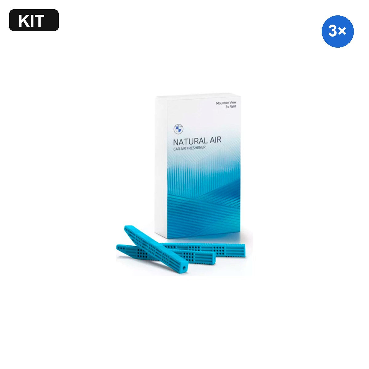 Kit 3 Refis de Fragrância Mountain View BMW
