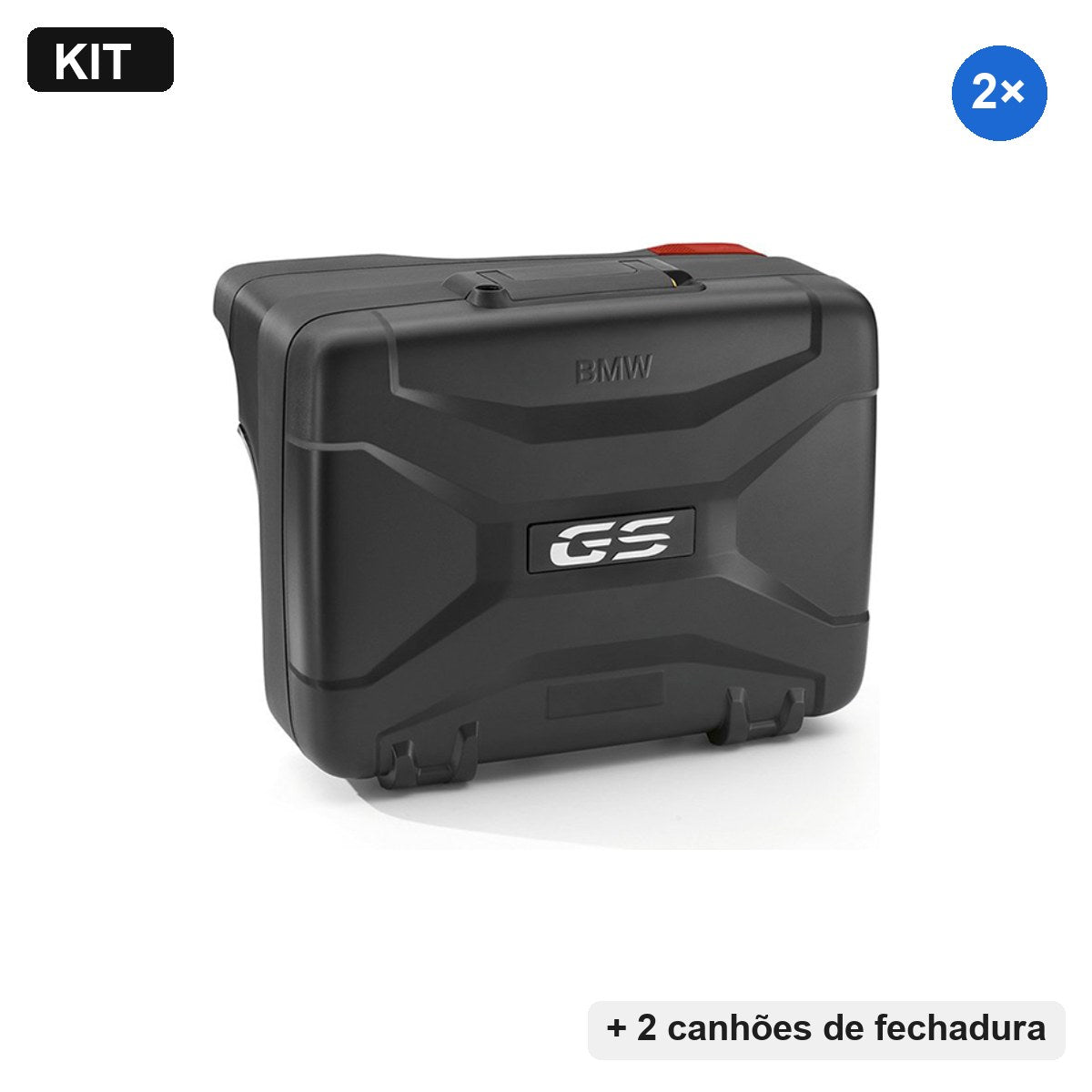Kit Malas Laterais Vario Pretas + 2 Canhões BMW Motorrad F 750 GS / F 850 GS