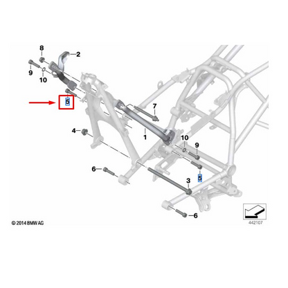 Parafuso Isa M10X40 8.8 ZNS3 BMW
