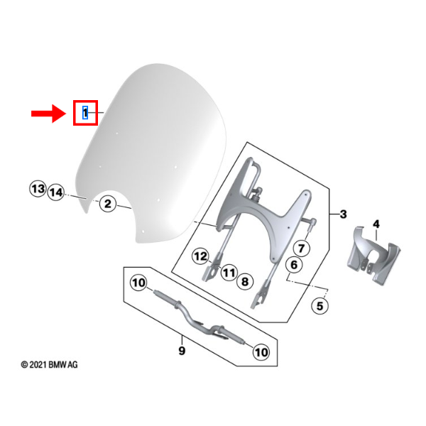Para-Brisa Bolha BMW R 18