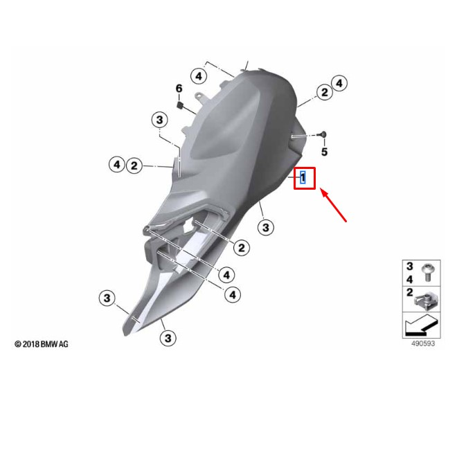 Cobertura do Tanque Direito G 310 GS