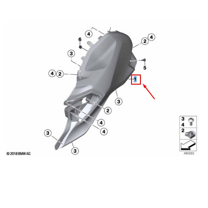 Cobertura do Tanque Direito G 310 GS