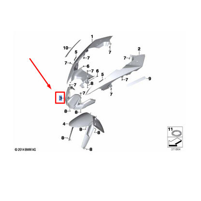 Extensão Roda Dianteira R 1250 GSA