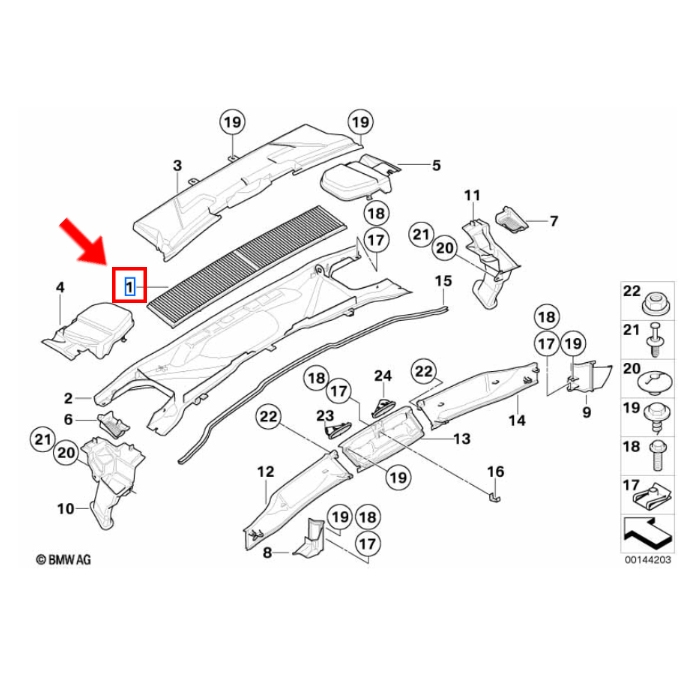 Filtro De Ar Série 1 / Série 3 / X1