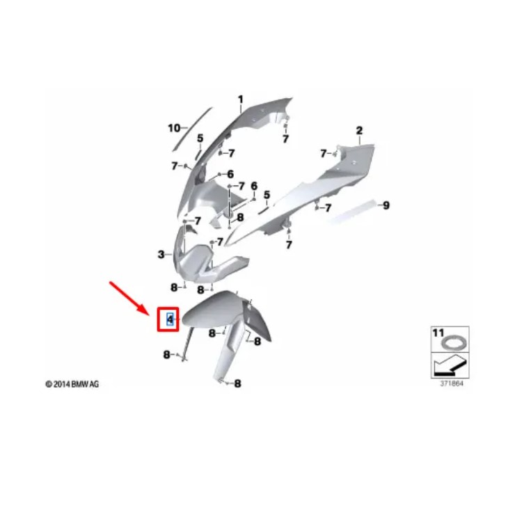 Kit Peças Carenagem BMW R 1250 GS / GSA