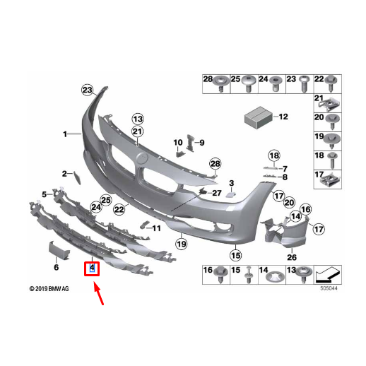 Grade Entrada Ar Do Para-Choque Dianteiro Série 3