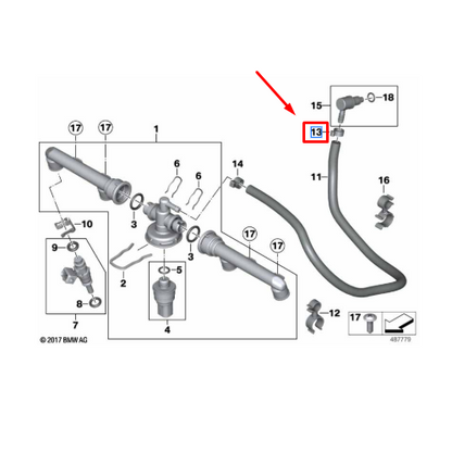 Abraçadeira Para Tubo BMW