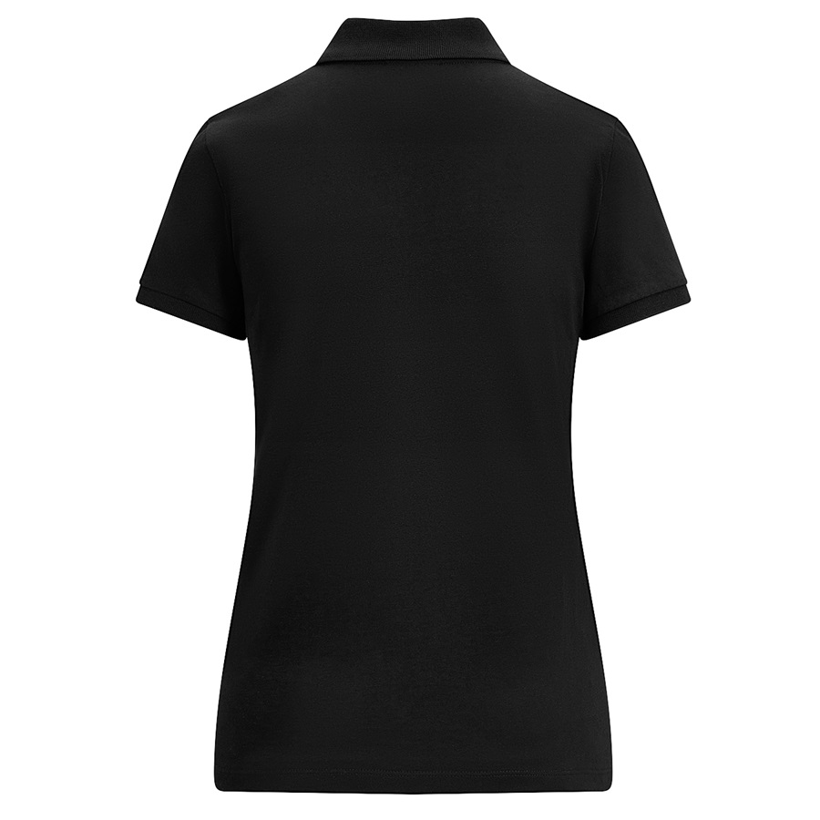 Polo Feminina BMW Preta Slim Fit