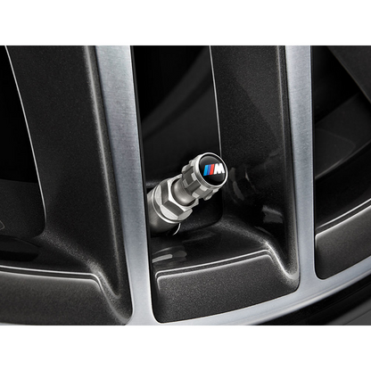 BMW Valve Caps - Classic Metal