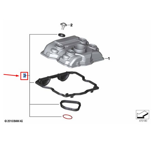 Kit De Juntas Da Tampa Válvulas G 310 GS / G 310 R N2